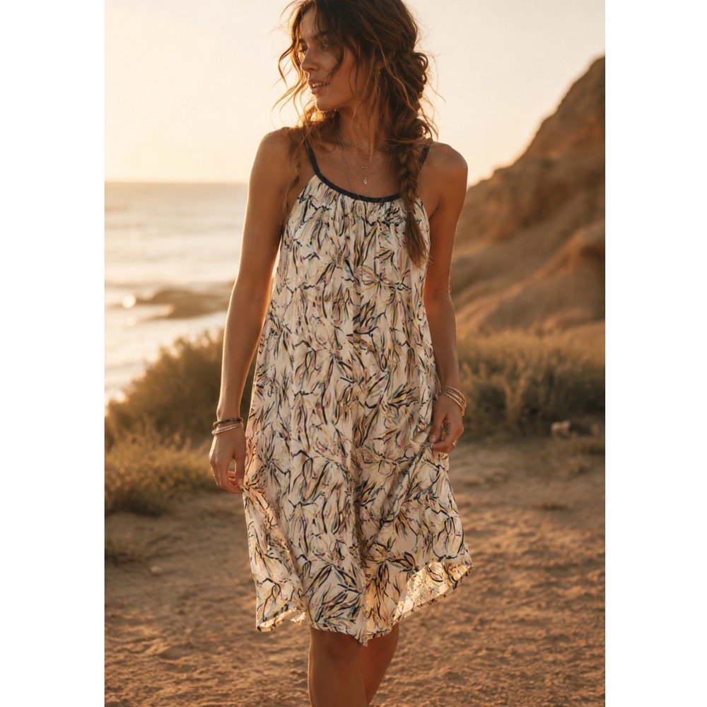 SKFK SKUNKFUNK MAITЕDER Printed ECOVERO Viscose Maxi Dress WOMEN SMALL